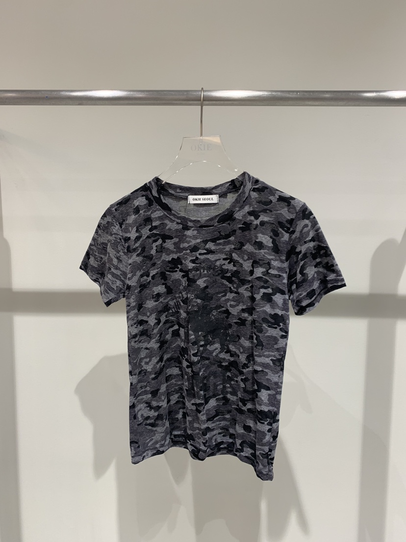 OKIE韓國直郵女士新款推薦職業26春夏休閑人氣時尚熱賣T恤OKIET恤圖色3