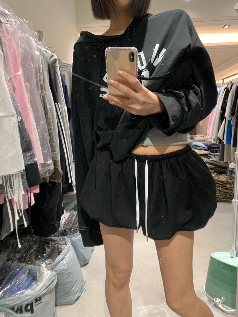 OKIE韓國代購女士新款26春夏職業時尚人氣熱賣休閑短褲燈籠OKIE短褲