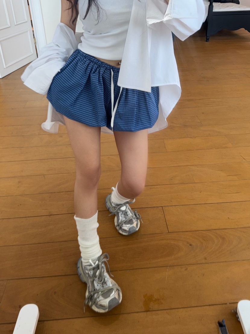 OKIE韓國代購女士新款26春夏職業時尚人氣熱賣休閑短褲燈籠OKIE短褲