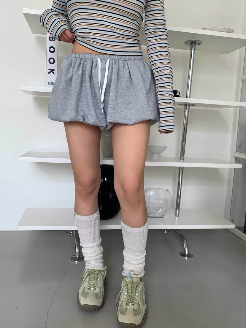 OKIE韓國代購女士新款26春夏職業時尚人氣熱賣休閑短褲燈籠OKIE短褲