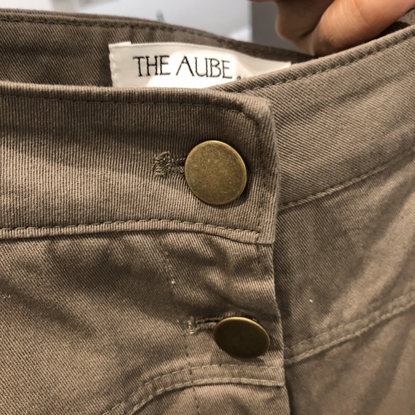 AUBE韓國直郵實拍女士新款職業休閑26春夏推薦時尚休閑褲AUBE休閑褲