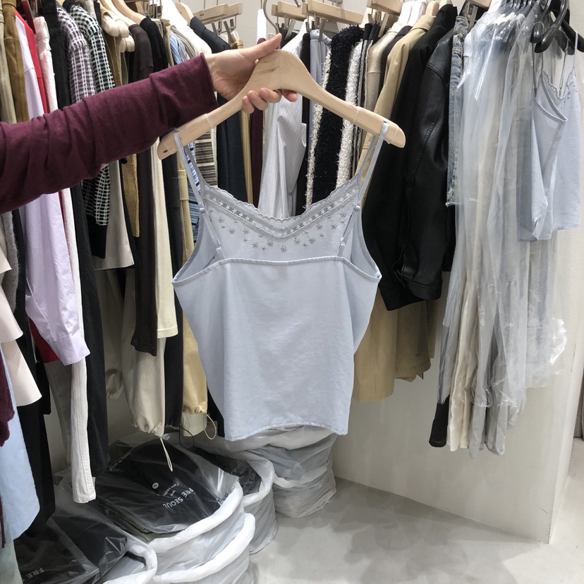 FRE韓國代購女裝新款休閑人氣時尚26春夏熱賣職業吊帶背心FRE SEOUL吊帶/背心