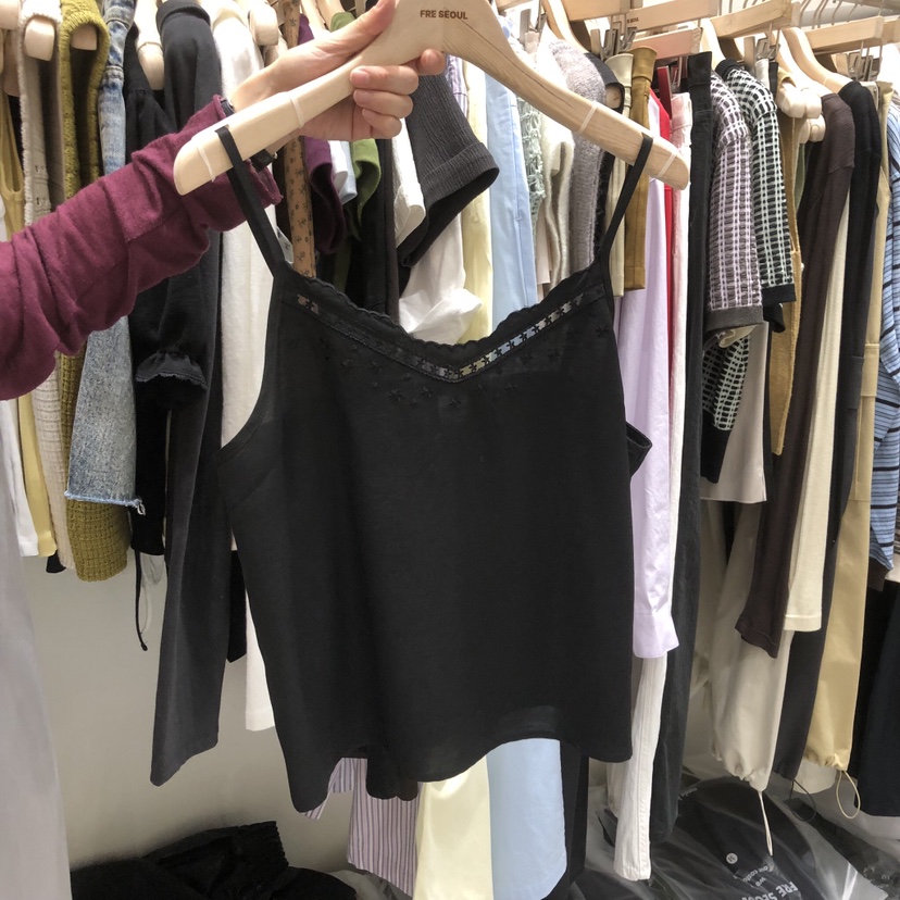 FRE韓國代購女裝新款休閑人氣時尚26春夏熱賣職業吊帶背心FRE SEOUL吊帶/背心圖色2