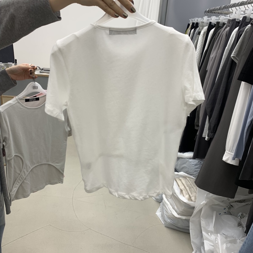 STAINLESS韓國直郵女士新品熱賣職業休閑26春夏推薦人氣T恤STAINLESST恤