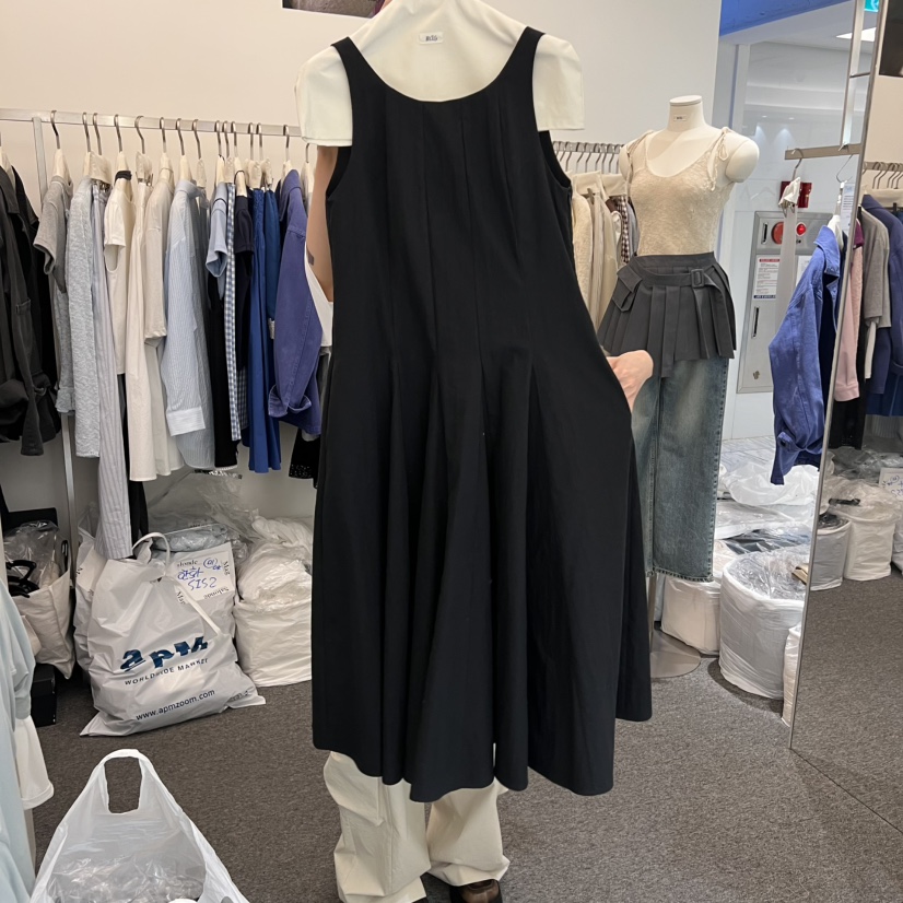 MAG韓國直郵實拍女裝新品人氣時尚26春夏職業連衣裙不含項鏈MAG連衣裙圖色2