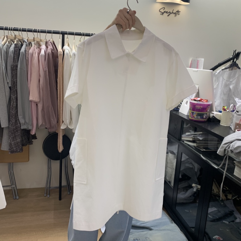 SPAGHETTI韓國代購女士新品熱賣時尚休閑人氣26春夏連衣裙棉質spaghetti連衣裙圖色2