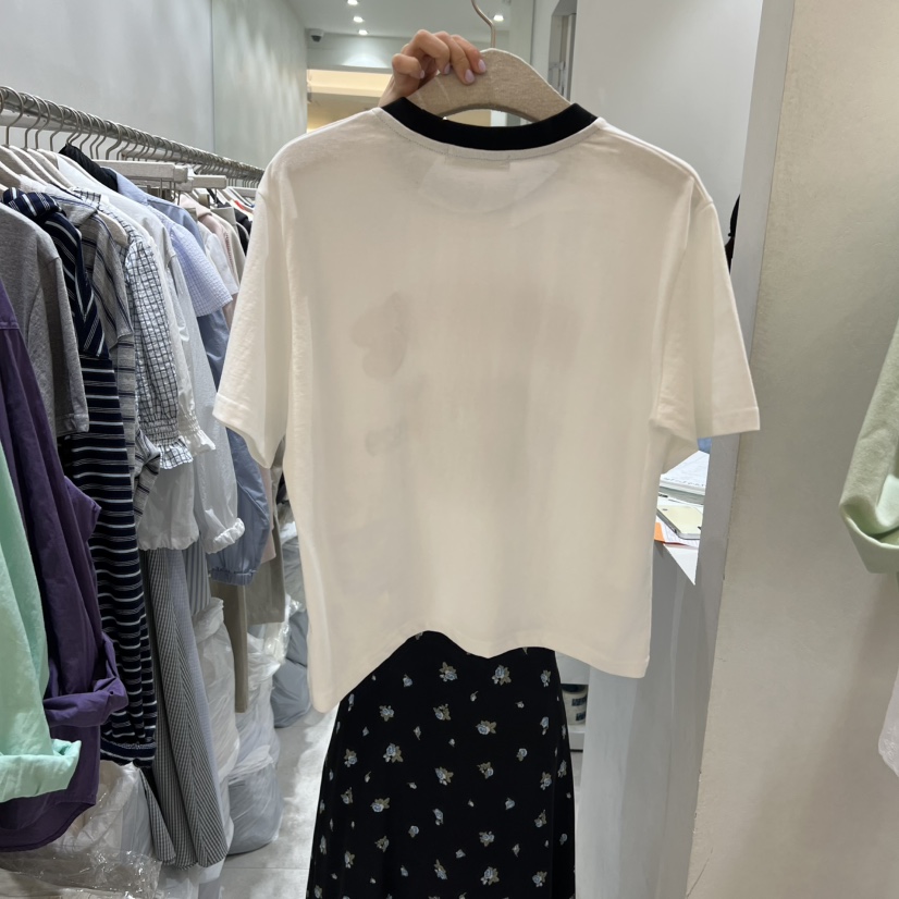 ASOME韓國直郵女士新品休閑26春夏推薦職業人氣T恤大力水手A.SOMET恤