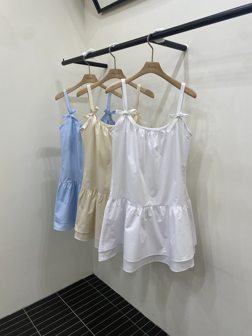 PERSON韓國直郵女士新品時尚熱賣職業休閑推薦26春夏連衣裙PERSON連衣裙