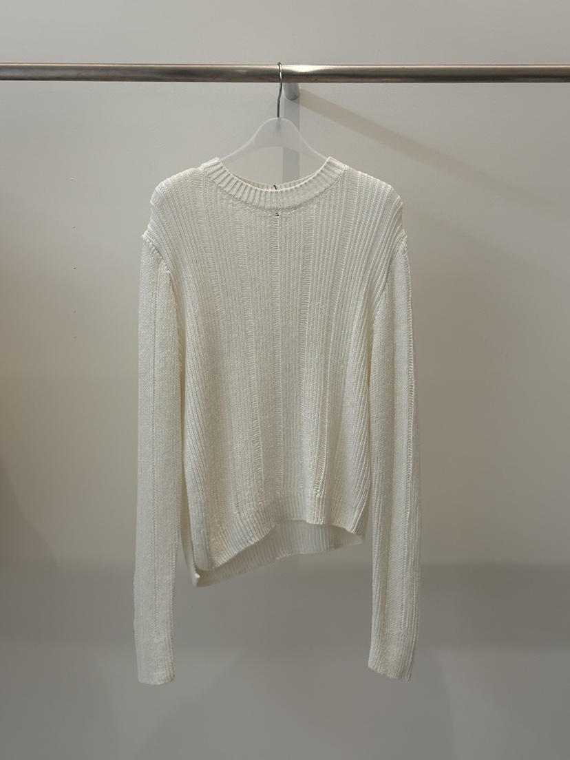 THERE韓國代購女裝新款職業熱賣人氣推薦時尚休閑針織衫條紋THERE針織衫圖色1