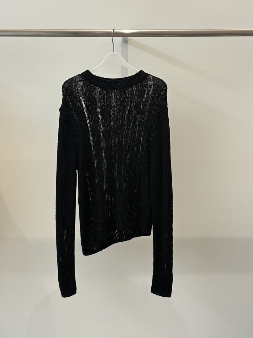 THERE韓國代購女裝新款職業熱賣人氣推薦時尚休閑針織衫條紋THERE針織衫圖色3