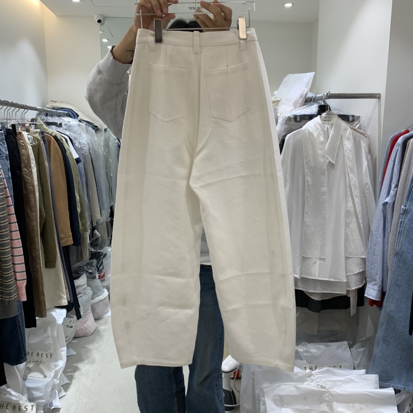 THE REST韓國東大門代購女裝新款熱賣26春夏職業休閑褲棉質THE REST/UNNOEUD休閑褲