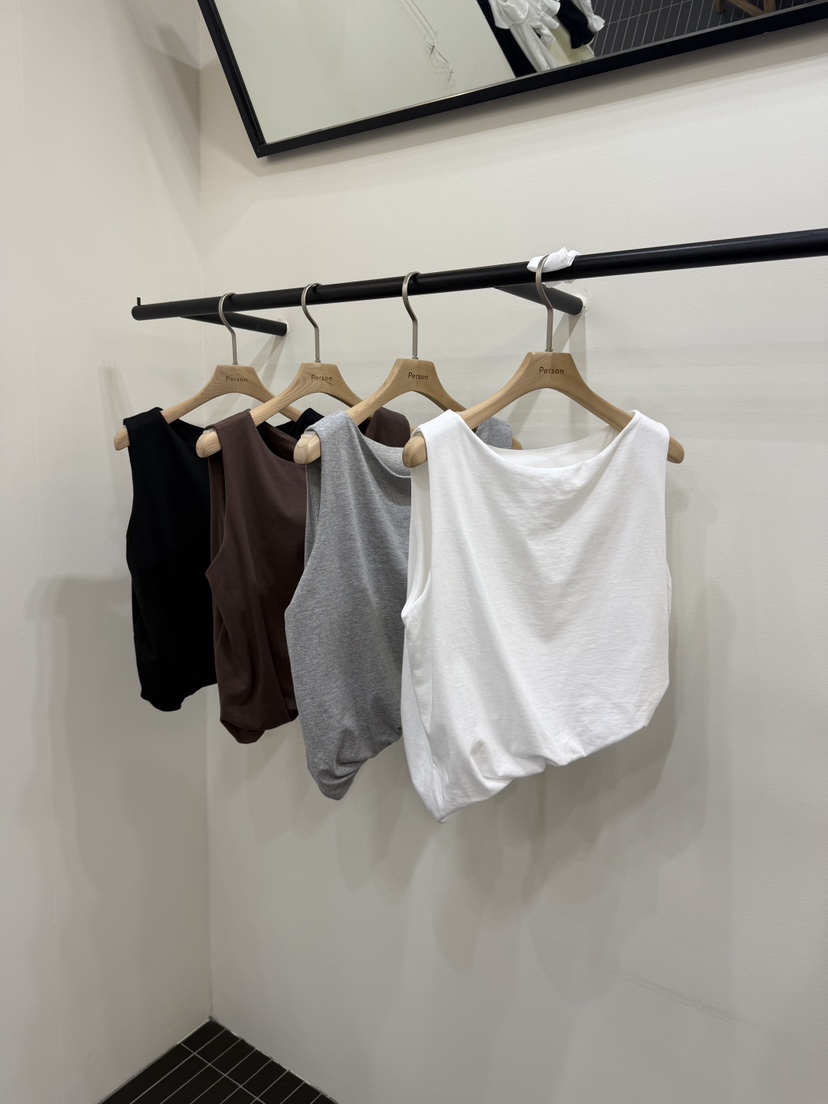 PERSON韓國東大門代購女裝新品推薦休閑人氣時尚吊帶背心PERSON吊帶/背心