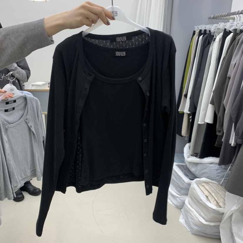 STAINLESS韓國東大門代購女士新款人氣職業時尚套裝套裝開衫STAINLESS套裝圖色4