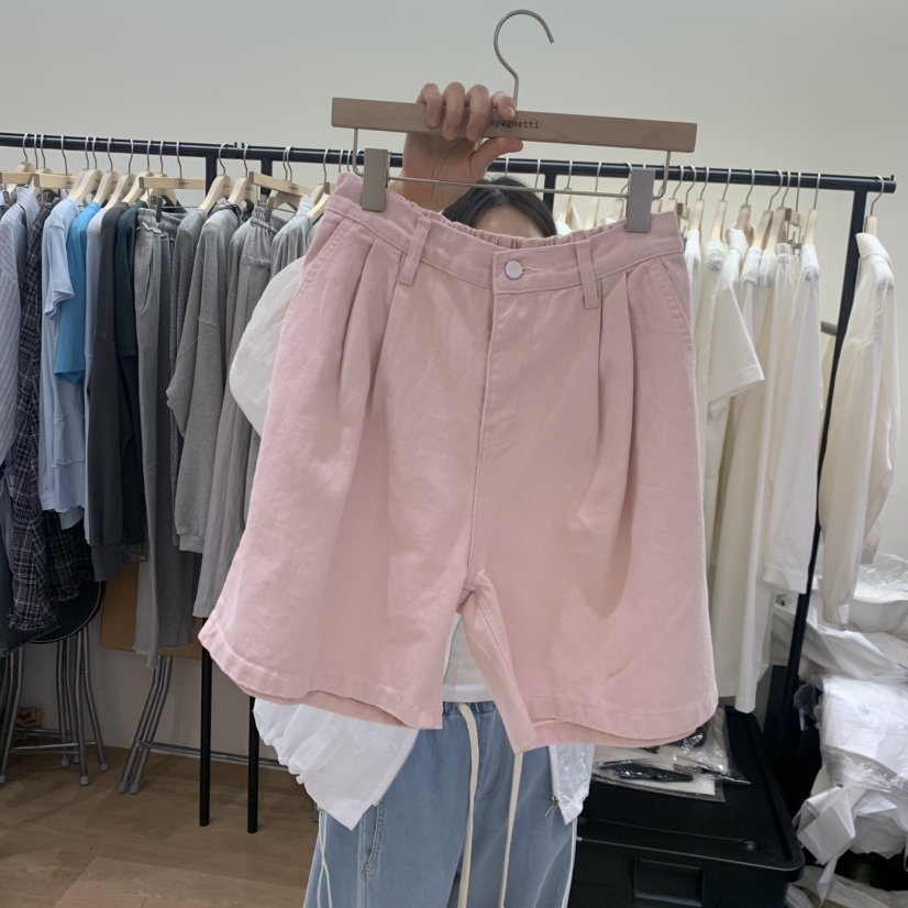 SPAGHETTI韓國直郵實拍女士新款熱賣休閑26春夏時尚人氣短褲spaghetti短褲圖色2