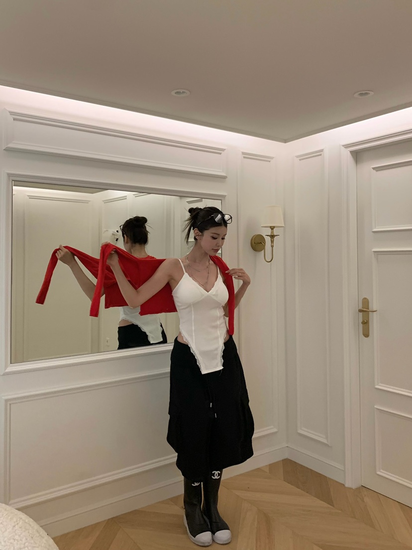 VIRKIN韓國代購女裝新款熱賣時尚休閑職業人氣26春夏吊帶背心VIRKIN吊帶/背心