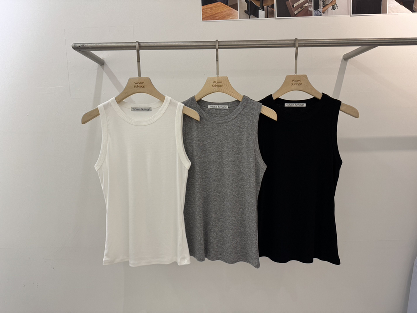 WEAUE SELVAGE韓國東大門代購女士新款職業熱賣吊帶背心Weave Selvage吊帶/背心