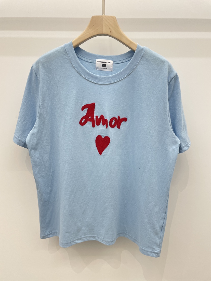 NYLON韓國代購女士新品休閑職業熱賣26春夏時尚人氣推薦T恤NYLONT恤圖色3