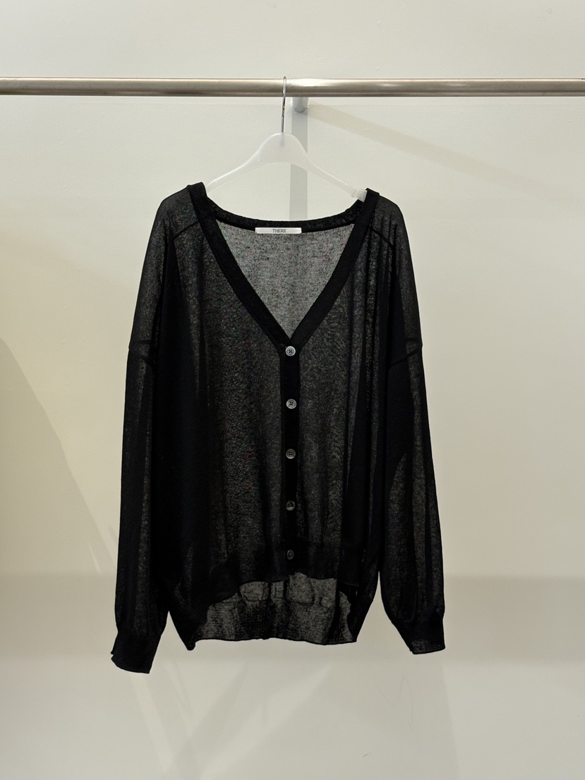 THERE韓國代購女裝新款推薦熱賣26春夏休閑時尚針織衫V領THERE針織衫圖色2