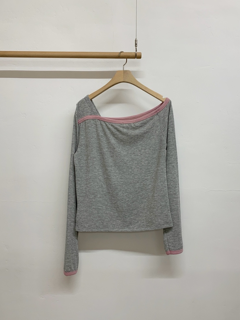 MORE THAN-P韓國東大門代購女裝新款休閑人氣時尚長袖T恤MORE THAN長袖T恤