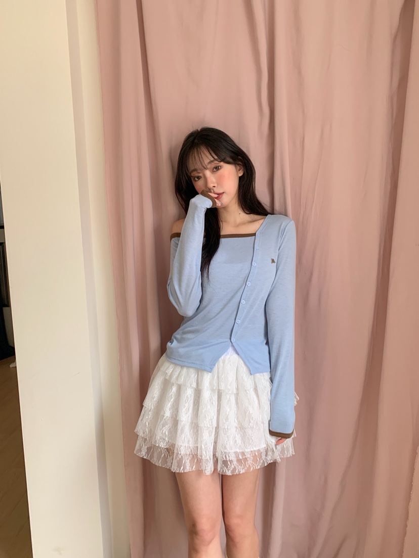 MORE THAN-P韓國東大門代購女裝新款休閑人氣時尚長袖T恤MORE THAN長袖T恤