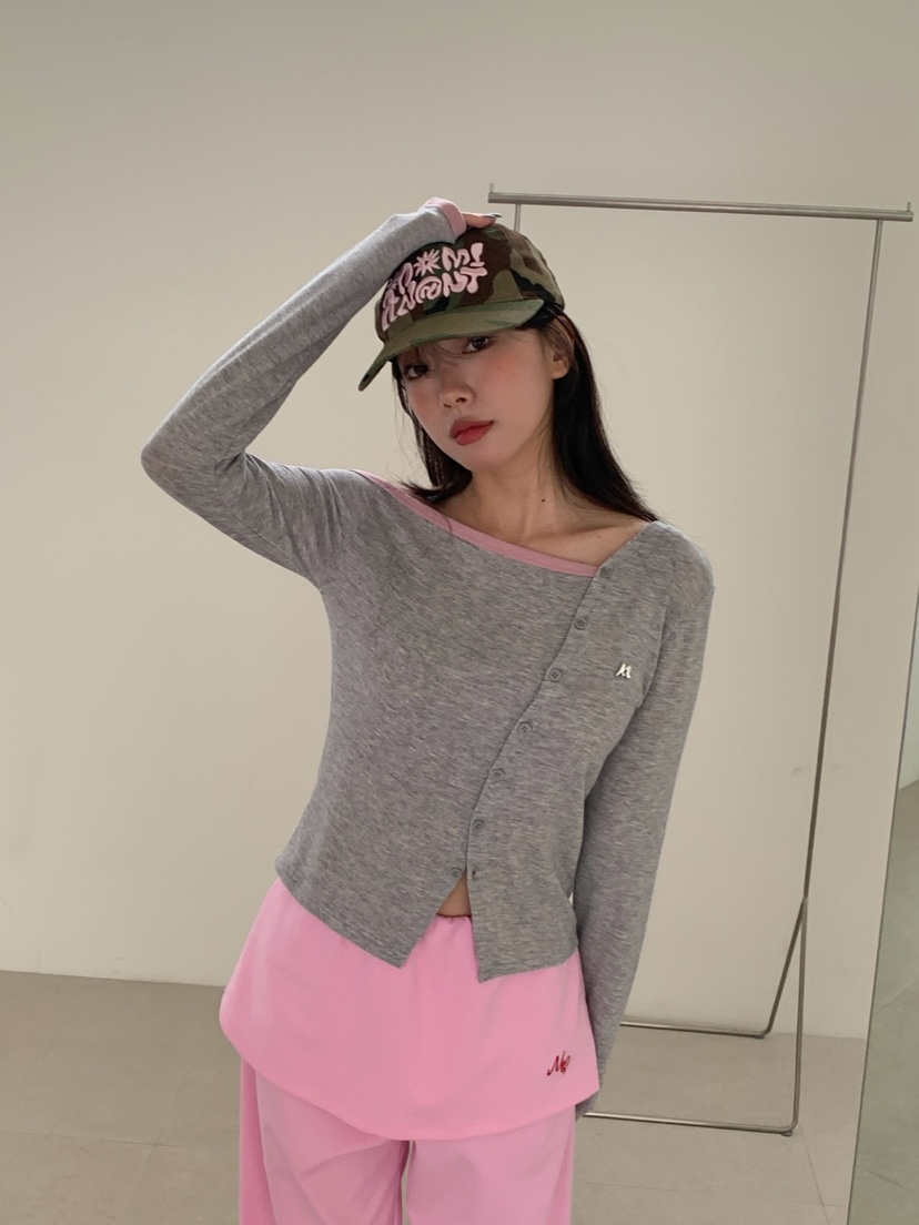 MORE THAN-P韓國東大門代購女裝新款休閑人氣時尚長袖T恤MORE THAN長袖T恤