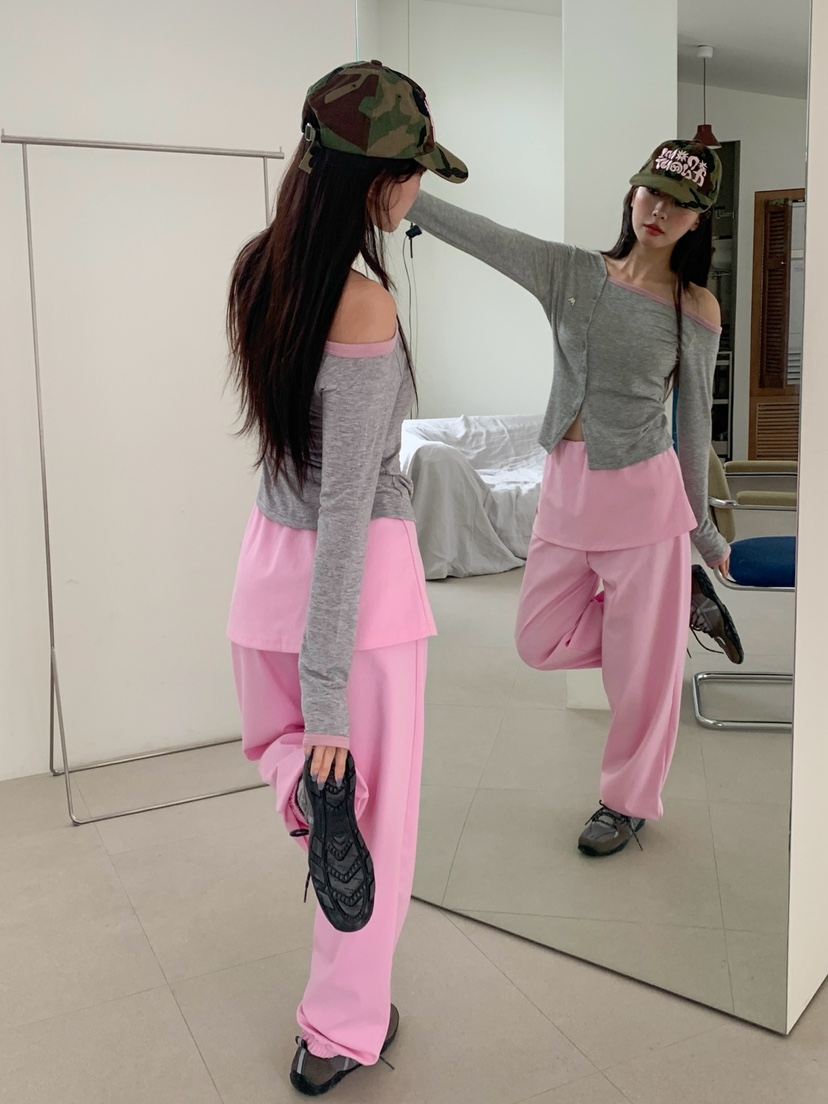 MORE THAN-P韓國東大門代購女裝新款休閑人氣時尚長袖T恤MORE THAN長袖T恤