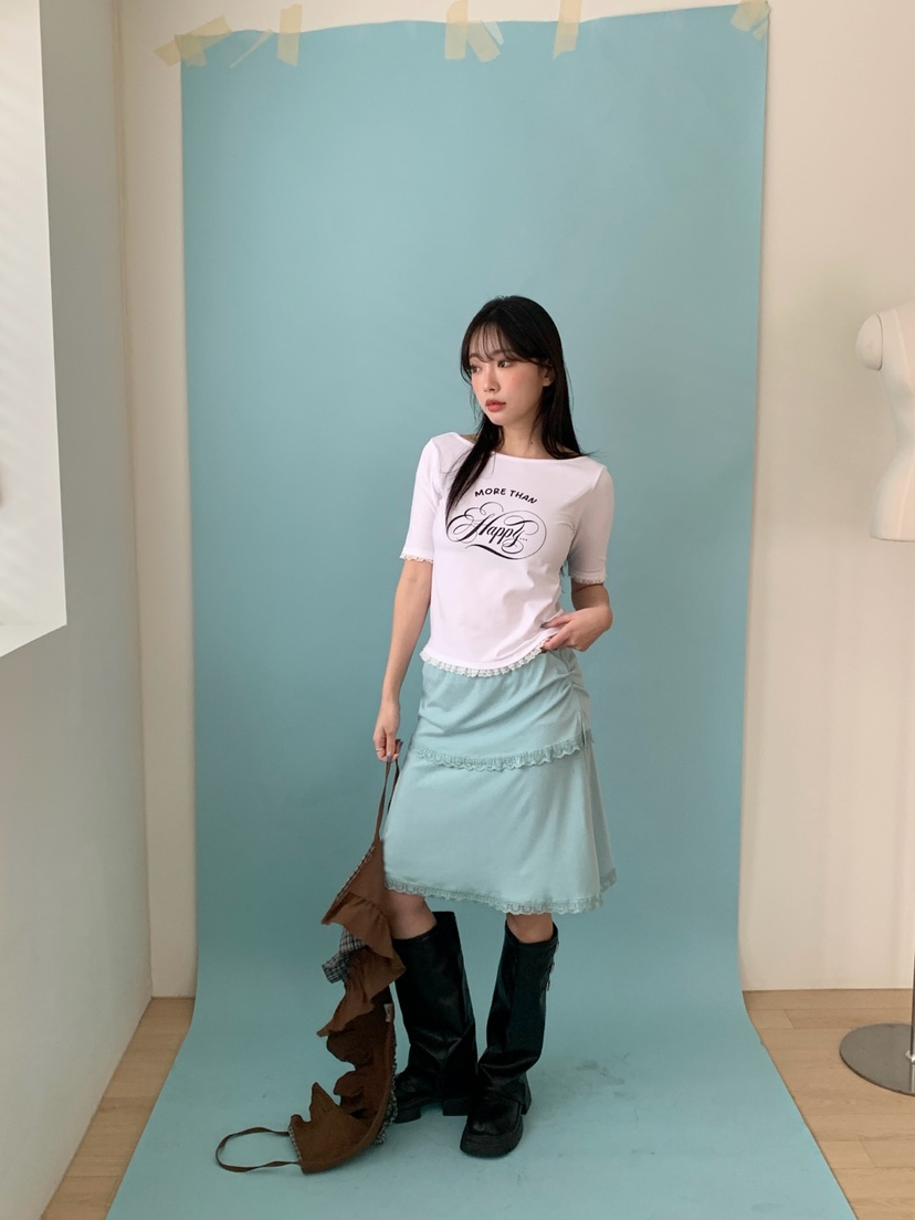 MORE THAN-P韓國代購女士新款26春夏熱賣休閑時尚職業T恤MORE THANT恤