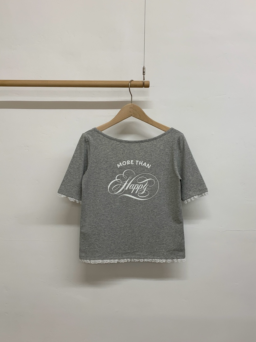 MORE THAN-P韓國代購女士新款26春夏熱賣休閑時尚職業T恤MORE THANT恤圖色3