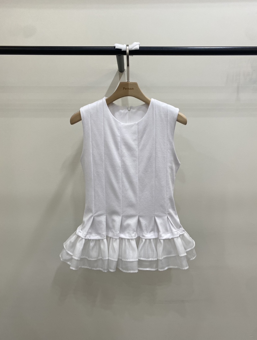 PERSON韓國東大門直郵女士新款職業26春夏時尚人氣吊帶背心PERSON吊帶/背心圖色1