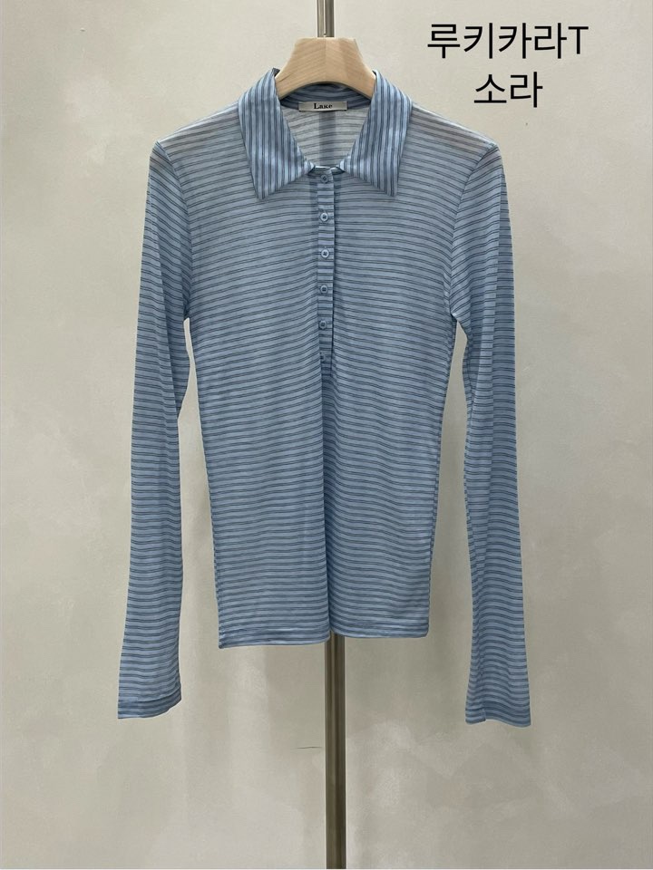 LAKE-A/KONI韓國東大門直郵女士新款休閑職業26春夏長袖T恤Lake Side/KONI長袖T恤圖色4