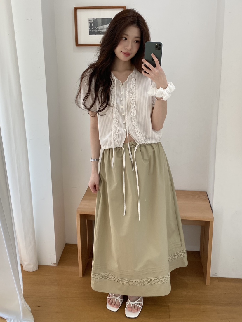 ERUME韓國直郵女士新品休閑推薦26春夏時尚熱賣人氣職業長裙ERUME長裙