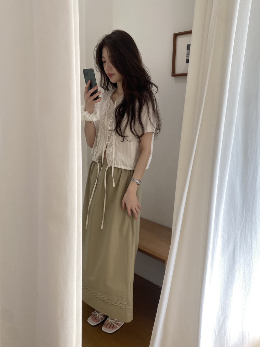 ERUME韓國直郵女士新品休閑推薦26春夏時尚熱賣人氣職業長裙ERUME長裙