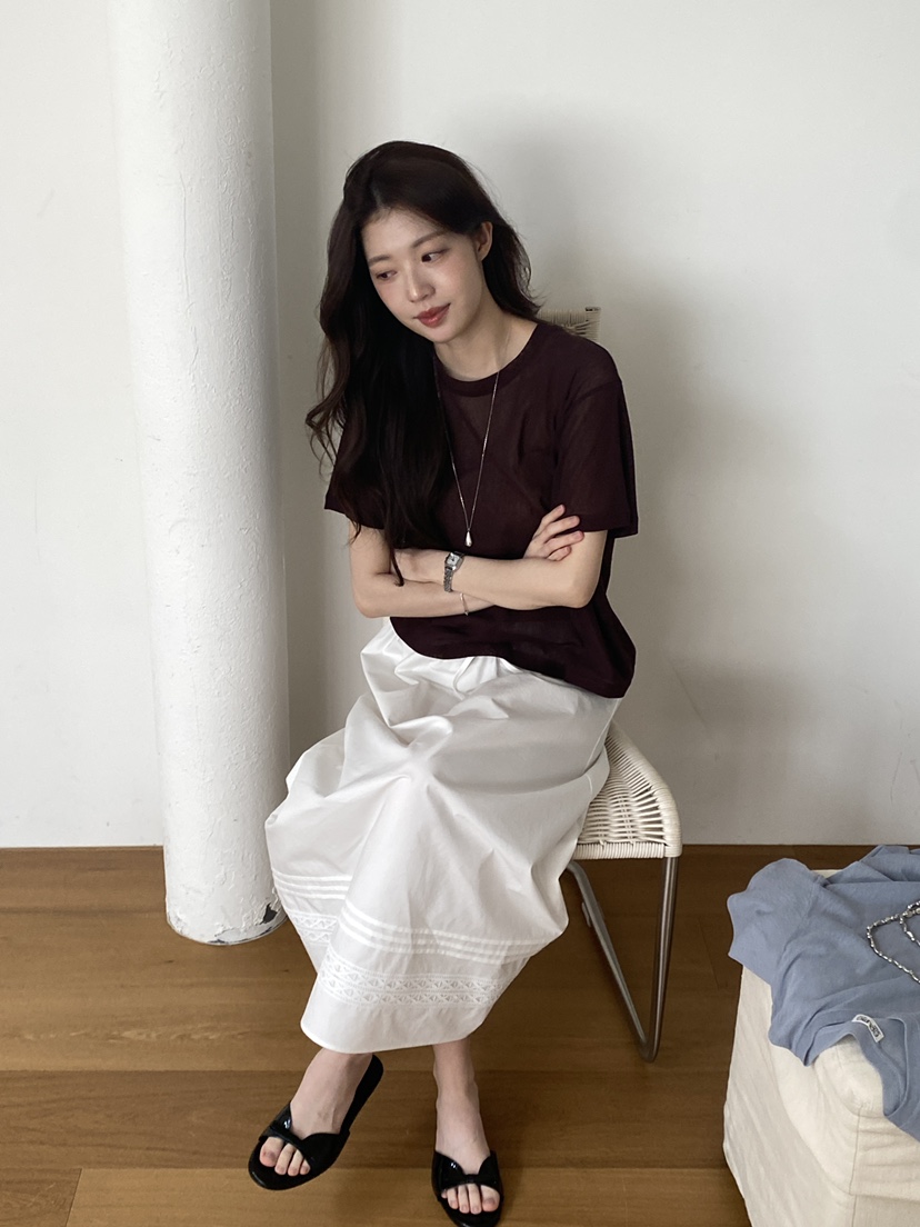 ERUME韓國直郵女士新品休閑推薦26春夏時尚熱賣人氣職業長裙ERUME長裙