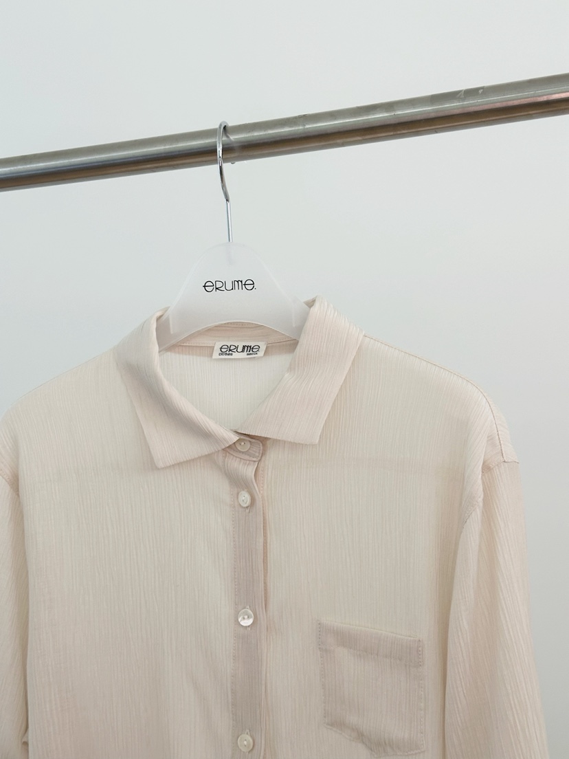 ERUME韓國直郵女士新款時尚人氣休閑熱賣26春夏襯衫蕾絲衫ERUME襯衫/蕾絲衫