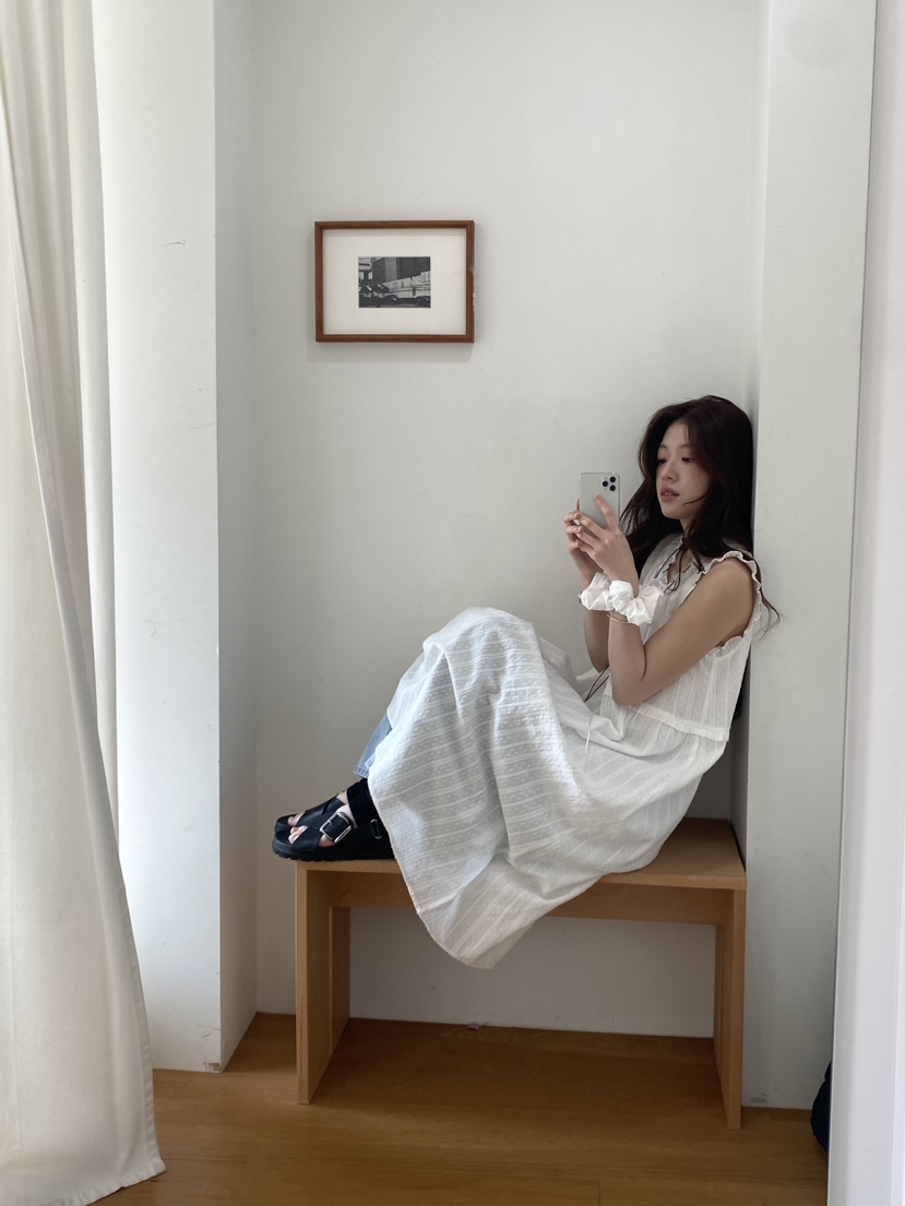 ERUME韓國直郵實拍女裝新款人氣時尚休閑熱賣職業推薦連衣裙ERUME連衣裙