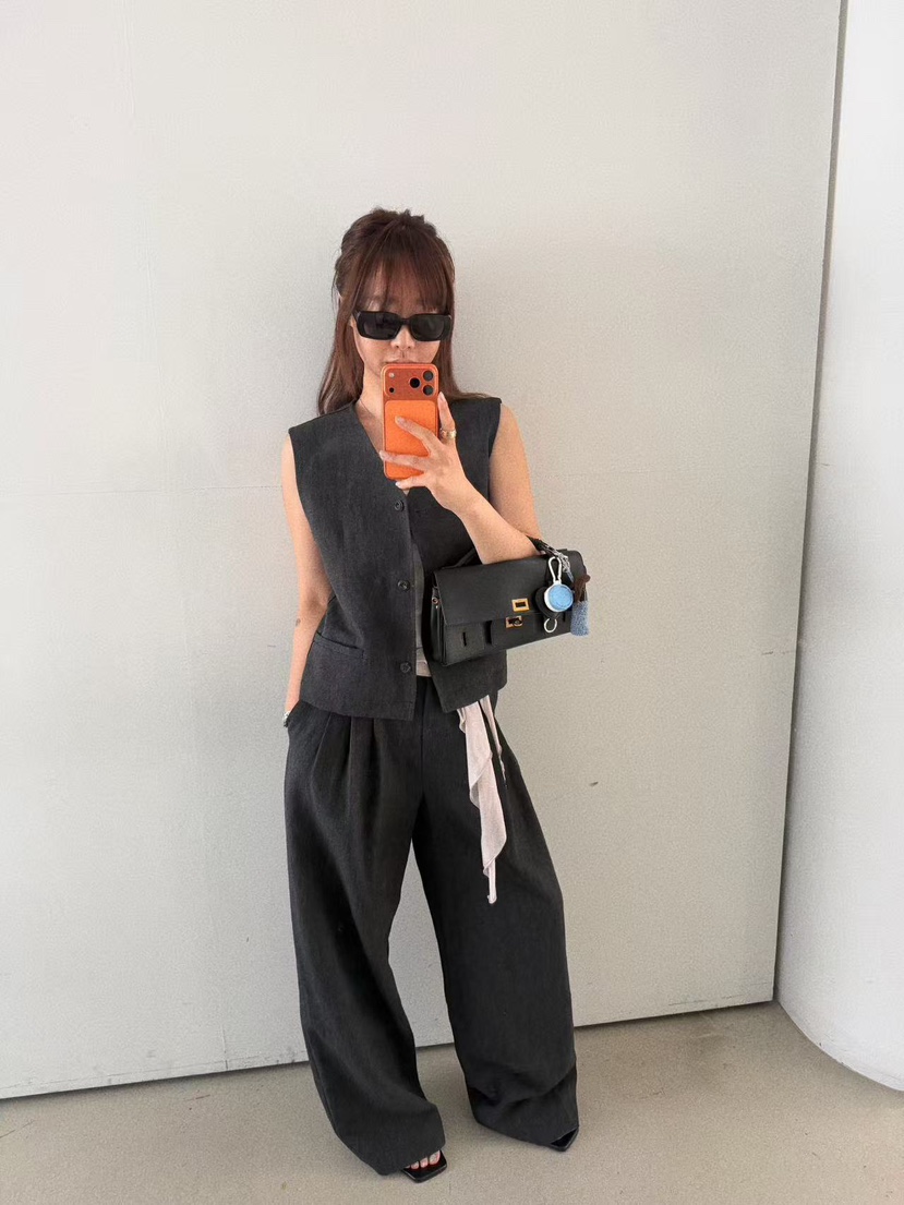 OLI SEOUL韓國直郵女裝新品人氣推薦時尚熱賣26春夏休閑褲OLI SEOUL休閑褲