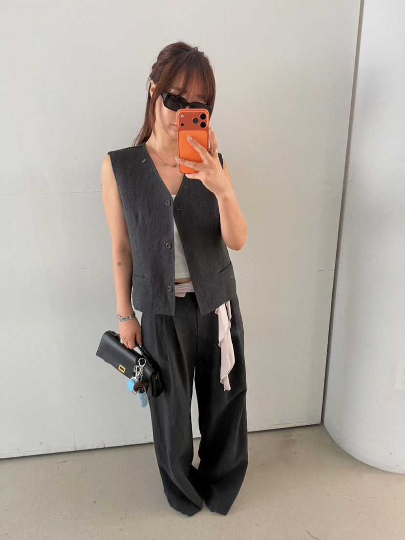 OLI SEOUL韓國直郵女裝新品人氣推薦時尚熱賣26春夏休閑褲OLI SEOUL休閑褲