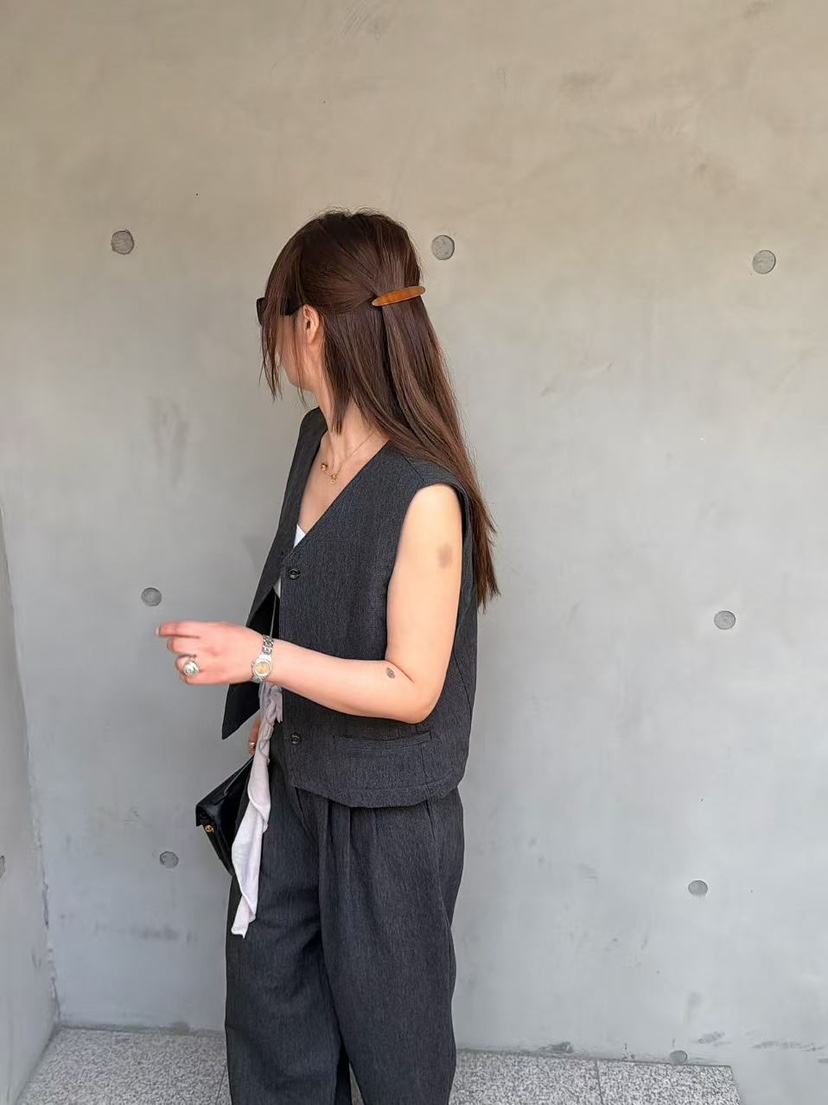 OLI SEOUL韓國直郵女裝新品人氣推薦時尚熱賣26春夏休閑褲OLI SEOUL休閑褲