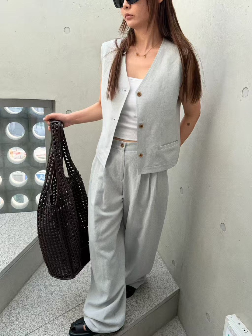 OLI SEOUL韓國直郵女裝新品人氣推薦時尚熱賣26春夏休閑褲OLI SEOUL休閑褲