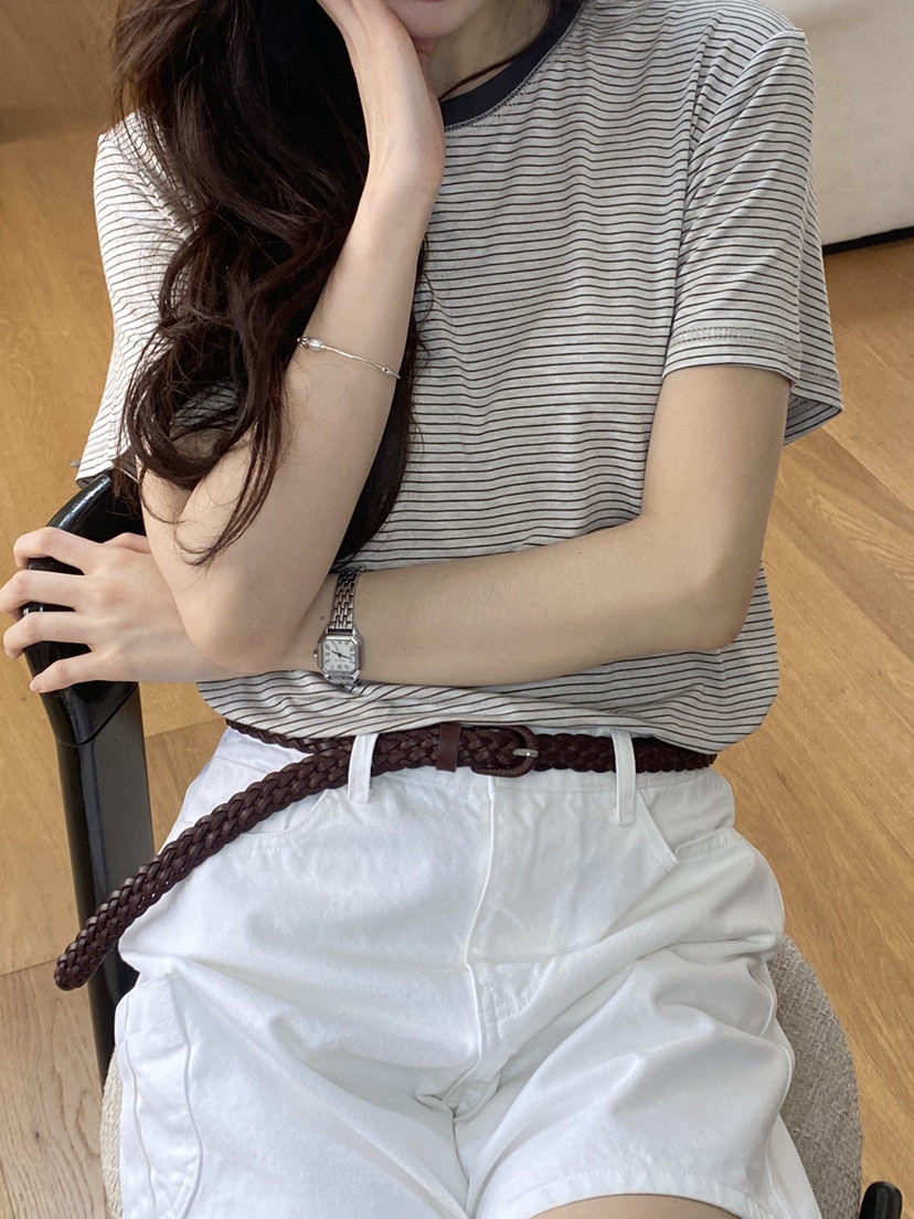 ERUME韓國東大門代購女士新款推薦26春夏人氣職業熱賣T恤ERUMET恤