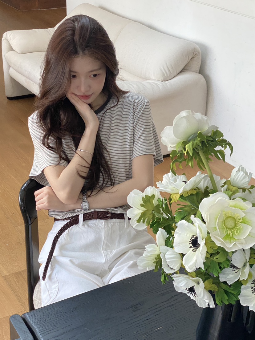 ERUME韓國東大門代購女士新款推薦26春夏人氣職業熱賣T恤ERUMET恤