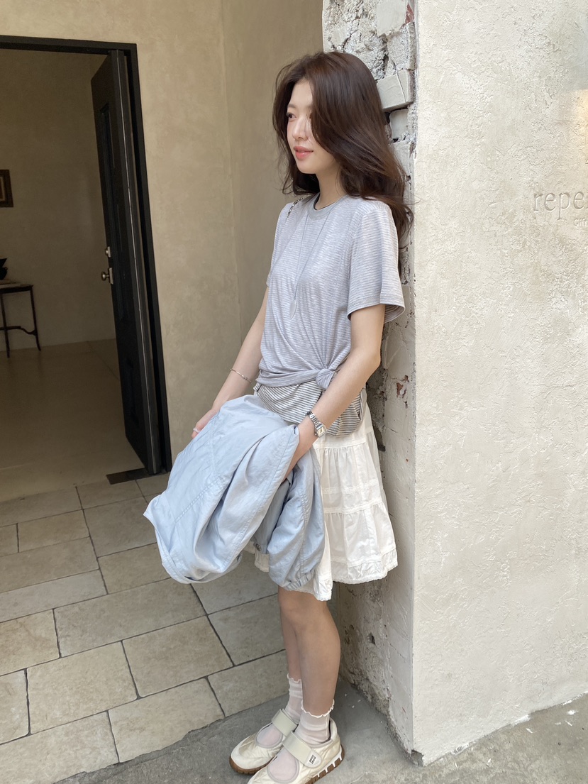 ERUME韓國東大門代購女士新款推薦26春夏人氣職業熱賣T恤ERUMET恤