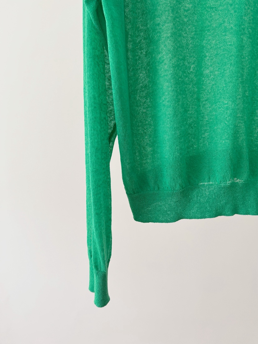 ERUME韓國直郵實拍女士新款時尚休閑職業推薦針織衫亞麻布ERUME針織衫