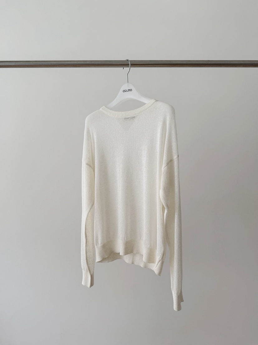 ERUME韓國直郵實拍女士新款時尚休閑職業推薦針織衫亞麻布ERUME針織衫圖色2