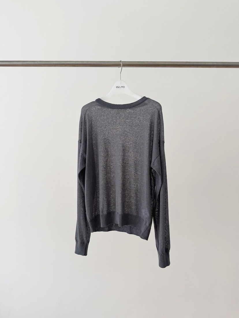 ERUME韓國直郵實拍女士新款時尚休閑職業推薦針織衫亞麻布ERUME針織衫圖色4