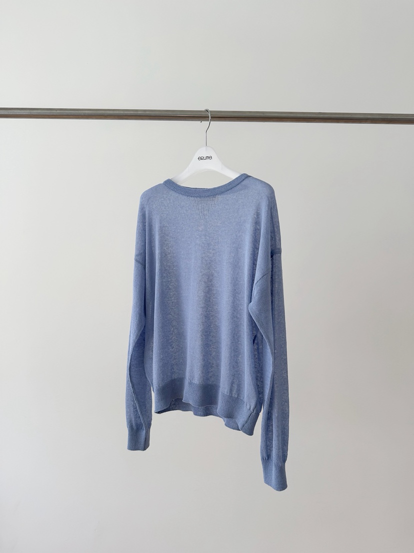 ERUME韓國直郵實拍女士新款時尚休閑職業推薦針織衫亞麻布ERUME針織衫圖色5