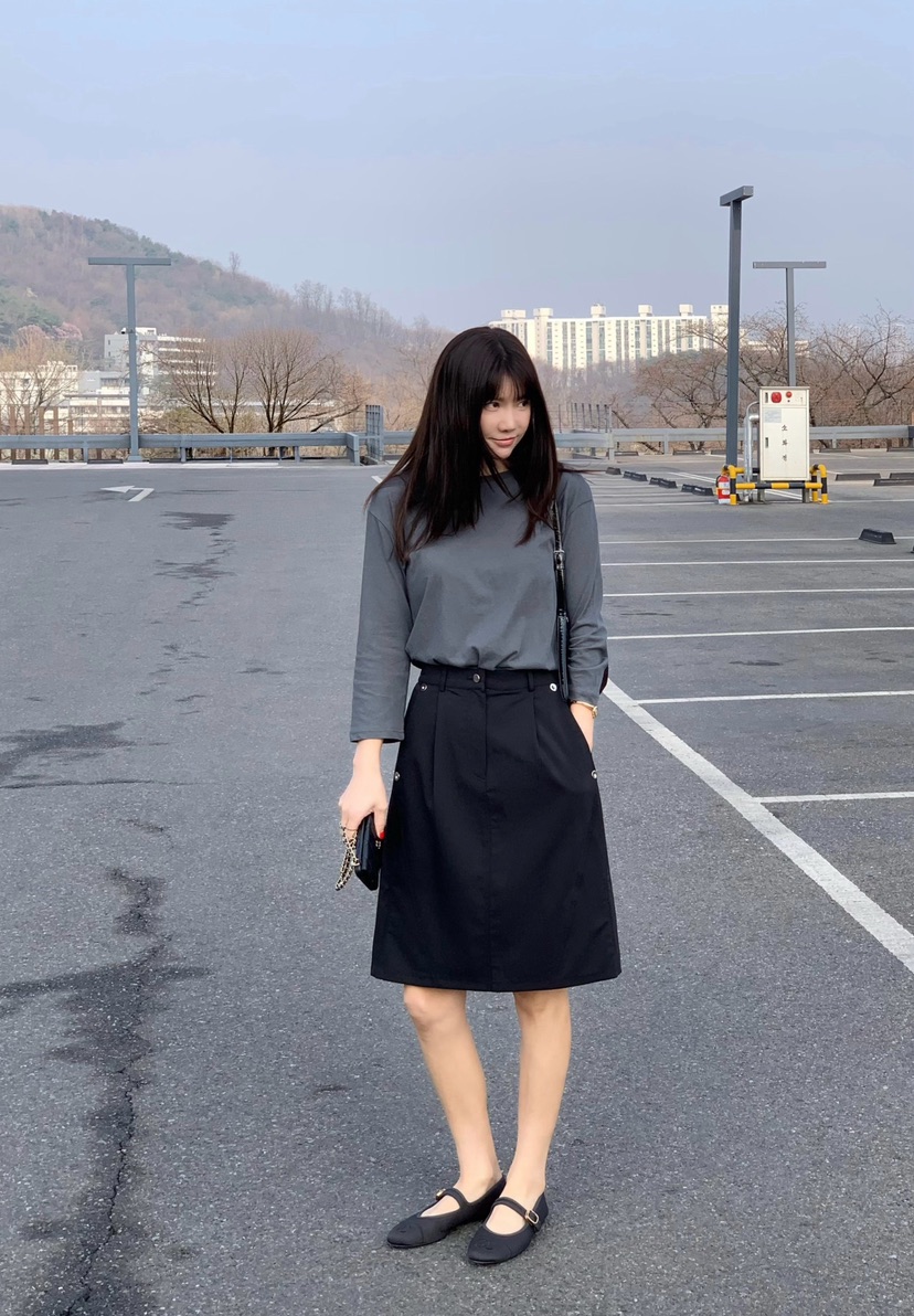 COURGETTE韓國直郵實拍女士新品職業熱賣時尚半身裙中短裙COURGETTE半身裙/中短裙