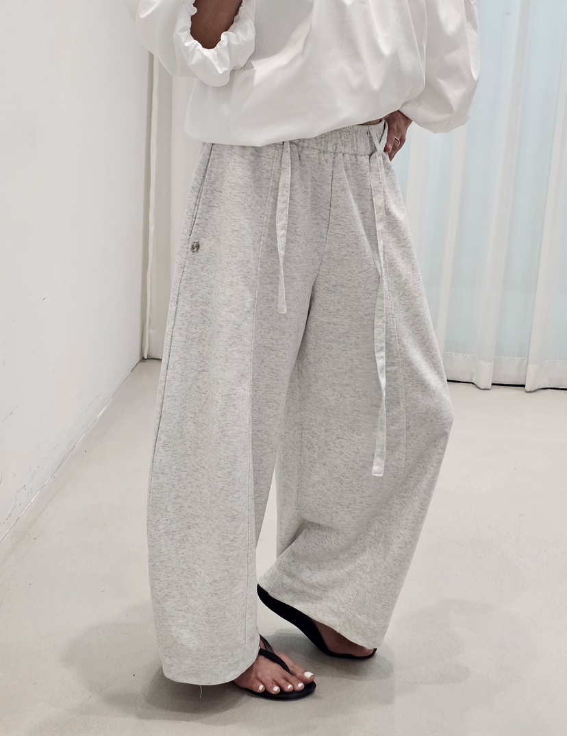 NEOUL韓國直郵女士新款26春夏人氣推薦時尚職業休閑褲含腰繩NEOUL/ahin雙領標簽休閑褲