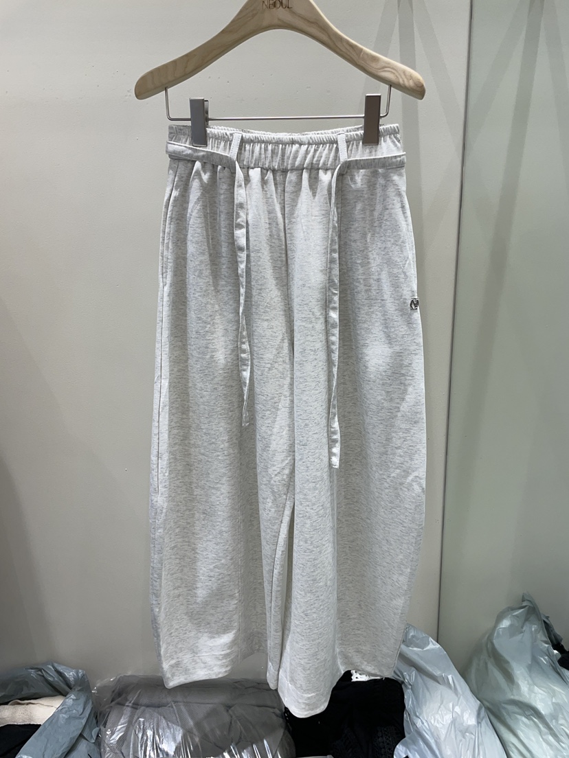 NEOUL韓國直郵女士新款26春夏人氣推薦時尚職業休閑褲含腰繩NEOUL/ahin雙領標簽休閑褲