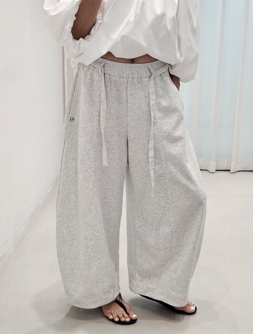 NEOUL韓國直郵女士新款26春夏人氣推薦時尚職業休閑褲含腰繩NEOUL/ahin雙領標簽休閑褲圖色2